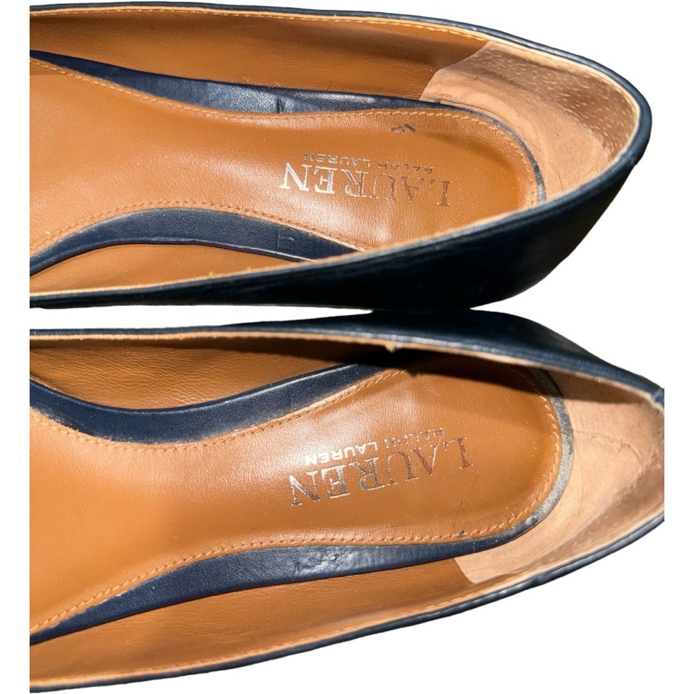 Women’s Lauren Ralph Lauren Navy “Farrel” Flats - 7B - Picture 9 of 12
